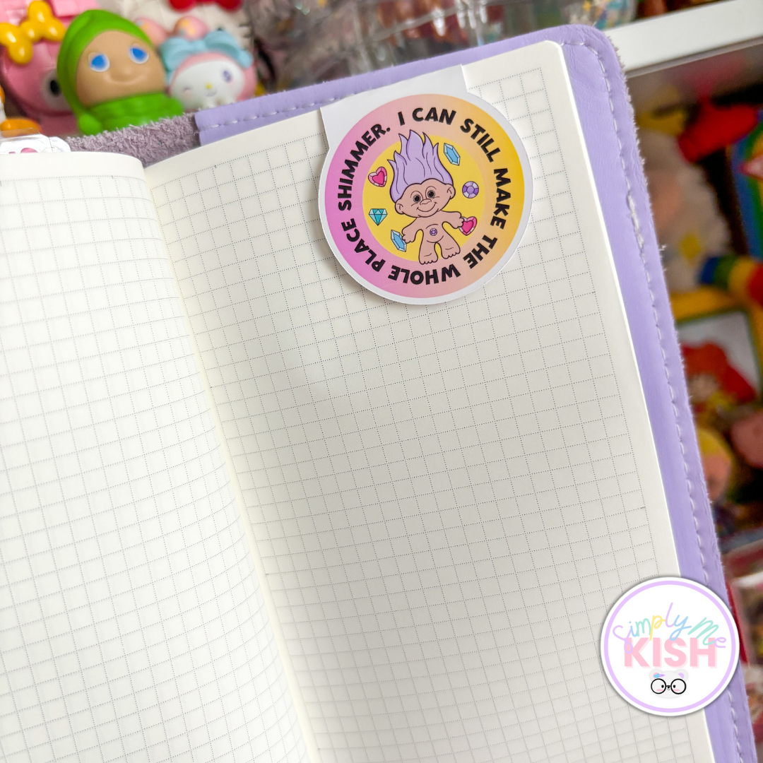 Bejeweled Trolls  | Magnetic Bookmark