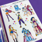 Huntrix| KPop| Demon Hunters  |Journal| Sticker Sheet