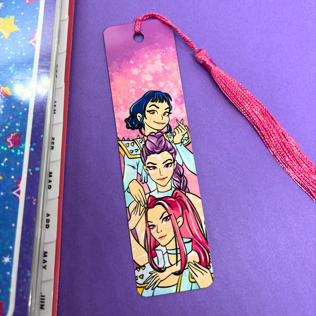 Huntrix| KPop| Demon Hunters | Metal | Standard Bookmark