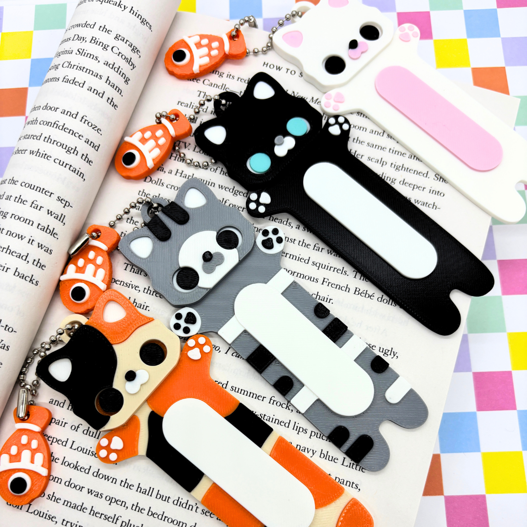 Kitty Peek-a-Boo| Bookmarks |3D Printed