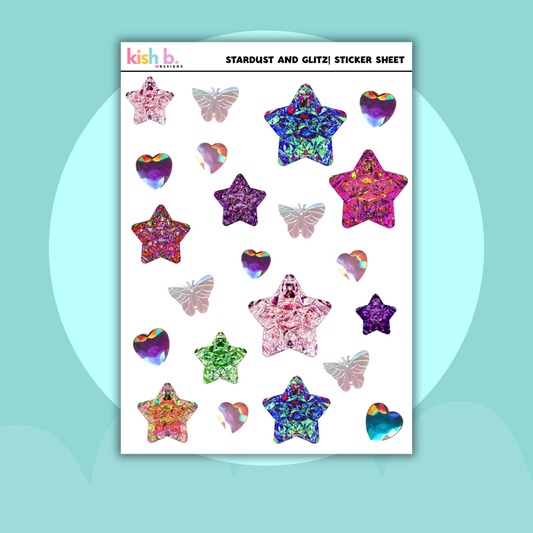Stardust and Glitz |Journal| Sticker Sheet