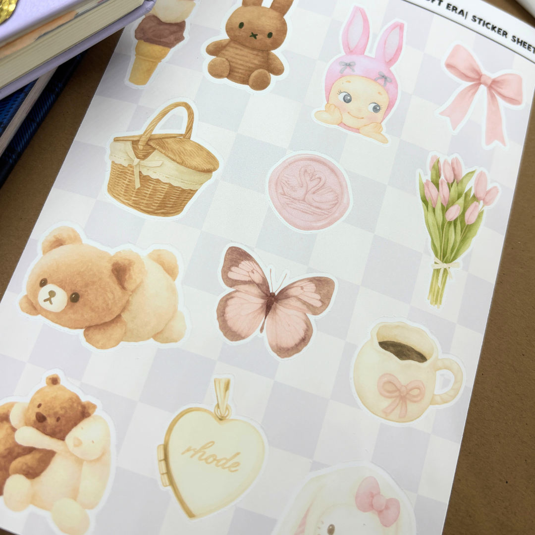 In My Soft Era  |Journal| Sticker Sheet