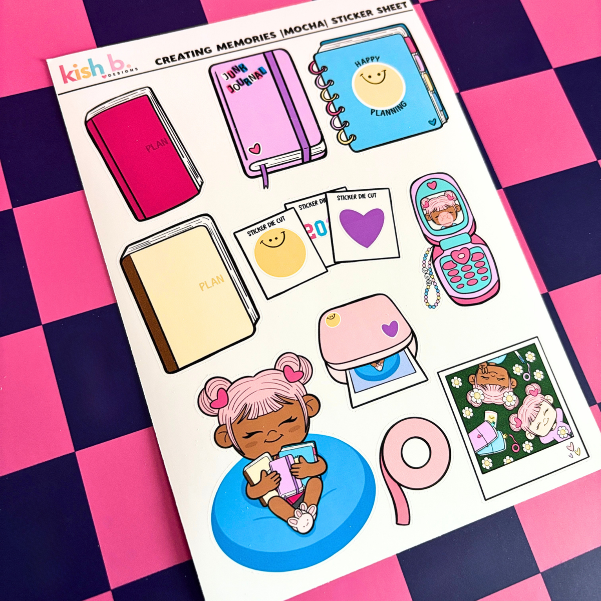 Creating Memories |Journal| Character| Sticker Sheet