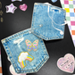 Denim Pocket | Sticker Pack| Die Cuts