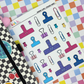 Binder Clips |Journal| Sticker Sheet