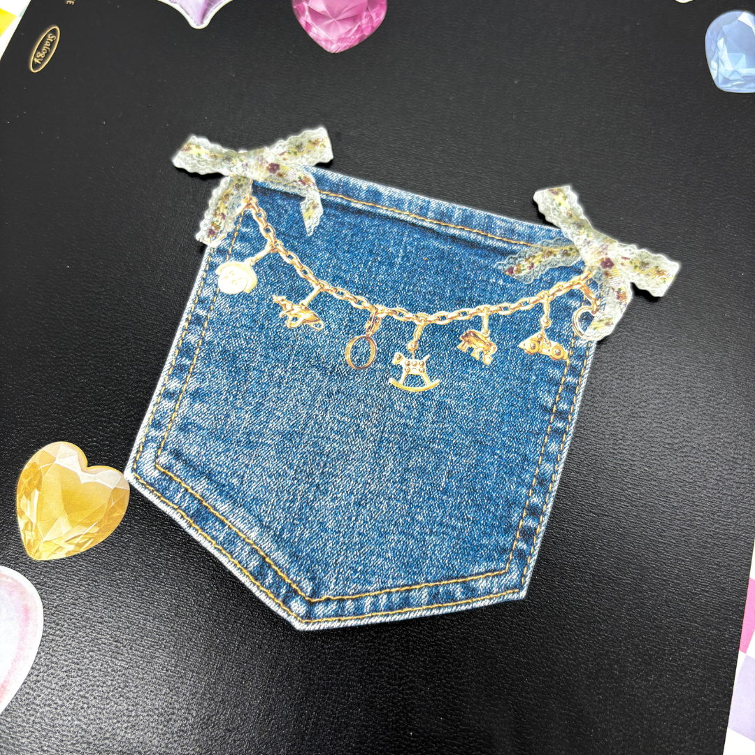 Denim Pocket | Sticker Pack| Die Cuts