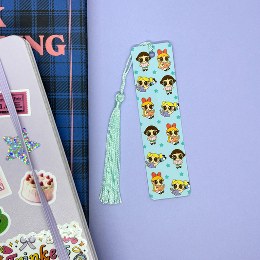 Power Book Girls | Metal | Standard Bookmark