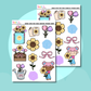 Grow With The Flow |Journal| Character| Sticker Sheet
