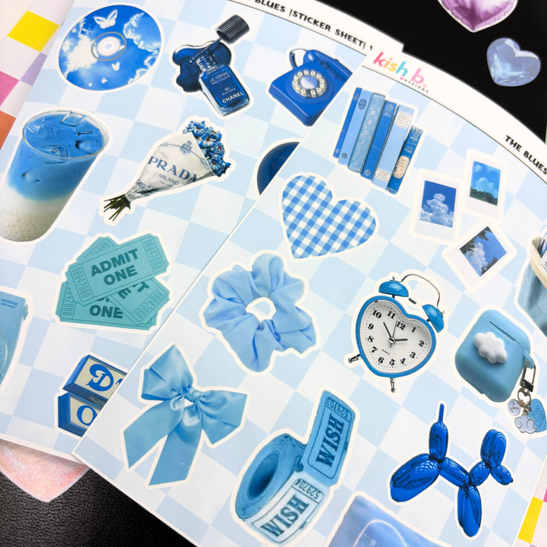 The Blues |Journal| Sticker Sheet