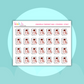 Chickfila | Takeout Bag| Doodle |Icon Stickers