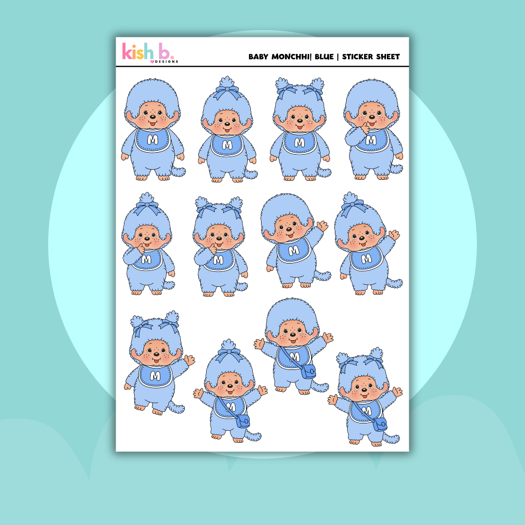 Baby Monchhi |Journal| Sticker Sheet(s)