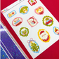 Jolly Holiday Frame  |Journal| Sticker Sheet