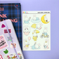 Pastel Bunny |Journal| Sticker Sheet