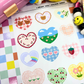 I Heart You |Journal| Sticker Sheet