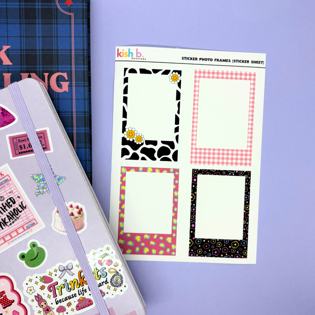 Sticker Photo Frames |Journal| Sticker Sheet