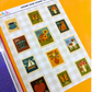 Autumn Stamp  |Journal| Sticker Sheet