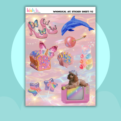 Whimsical AF |Journal| Sticker Sheet(s)