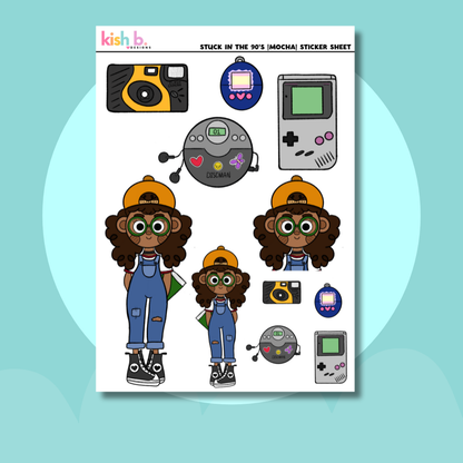 Stuck in the 90's  |Journal| Sticker Sheet