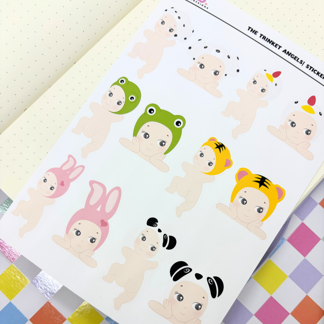 The Trinket Angels  |Journal| Sticker Sheet