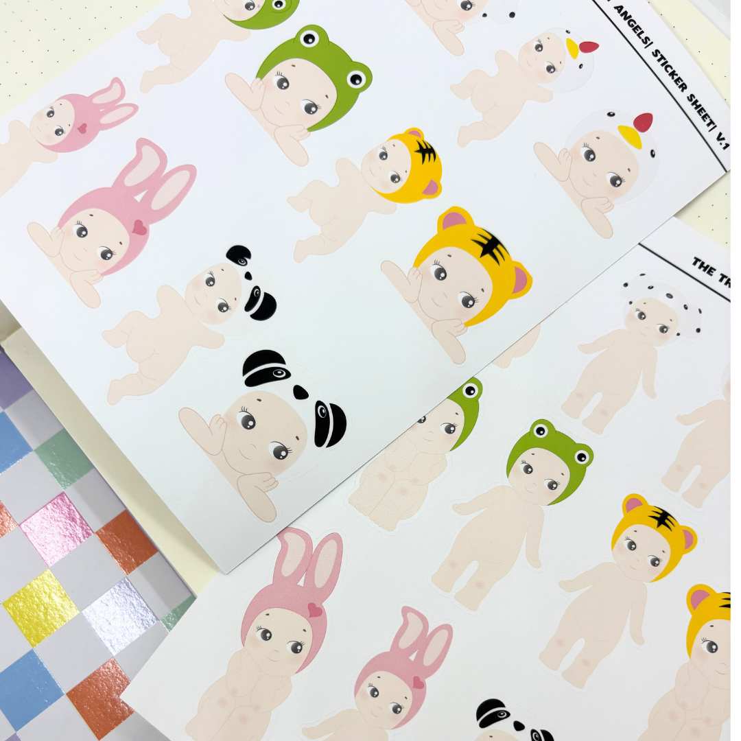 The Trinket Angels  |Journal| Sticker Sheet