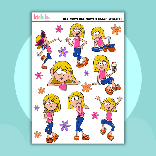 Hey Now! Hey Now! |Journal| Sticker Sheet