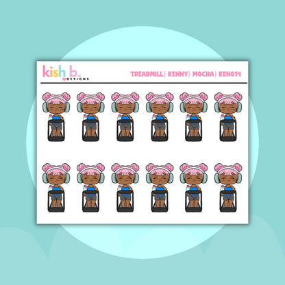 Treadmill Kenny| Character |Stickers