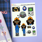 Stuck in the 90's  |Journal| Sticker Sheet