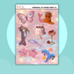 Whimsical AF |Journal| Sticker Sheet(s)