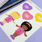 90's Tiny Dolls |Journal| Sticker Sheet