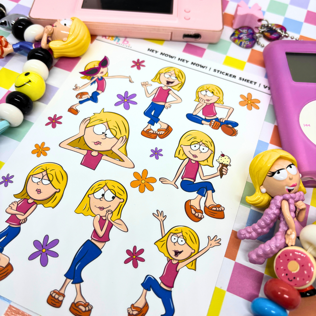 Hey Now! Hey Now! |Journal| Sticker Sheet