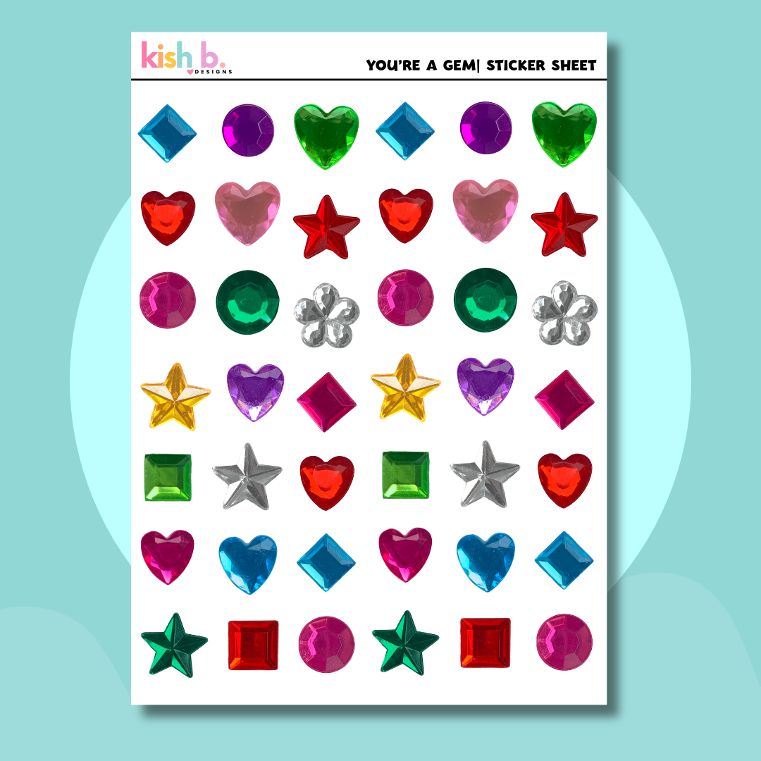 You're a Gem |Journal| Sticker Sheet
