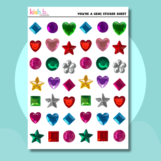 You're a Gem |Journal| Sticker Sheet