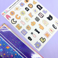 Spooky Halloween Letters | Journal Stickers