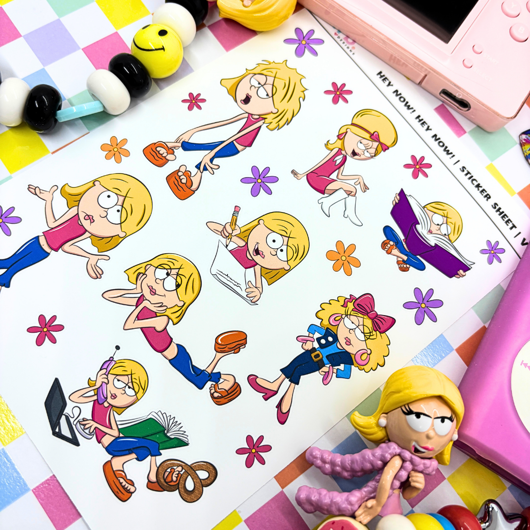 Hey Now! Hey Now! |Journal| Sticker Sheet