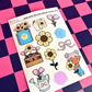 Grow With The Flow |Journal| Character| Sticker Sheet