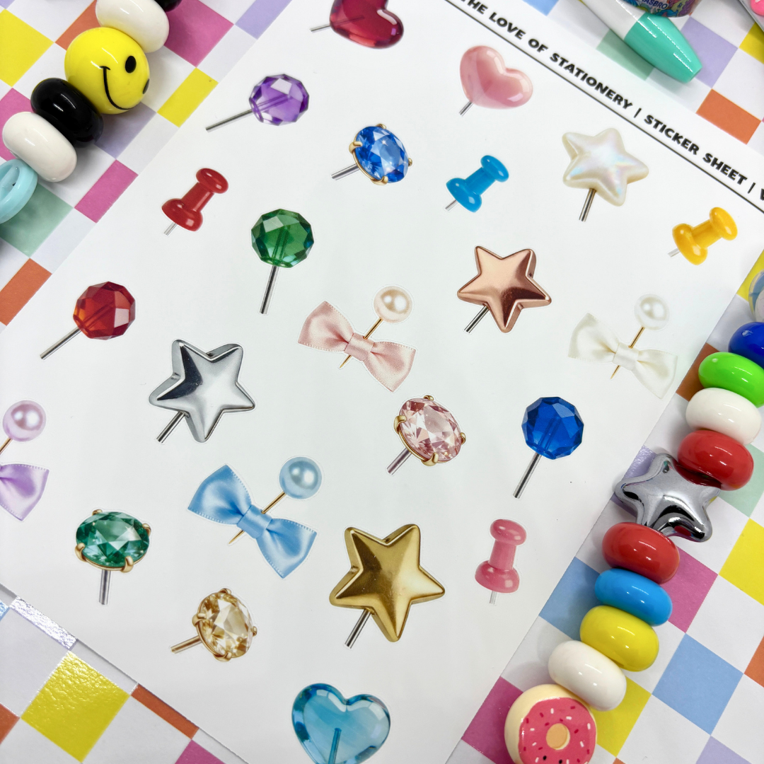 The Love of Stationery|Journal| Sticker Sheet(s)