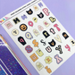 Spooky Halloween Letters | Journal Stickers