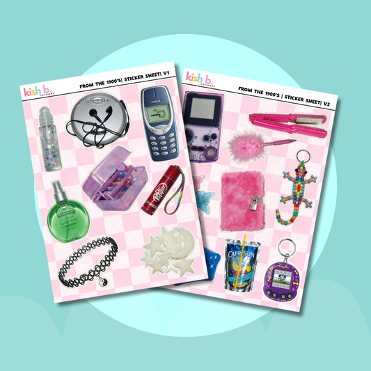 From the 1900s |Journal| Sticker Sheet