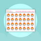 Fire Hot Mad| Emma Bear| Emoti| Stickers
