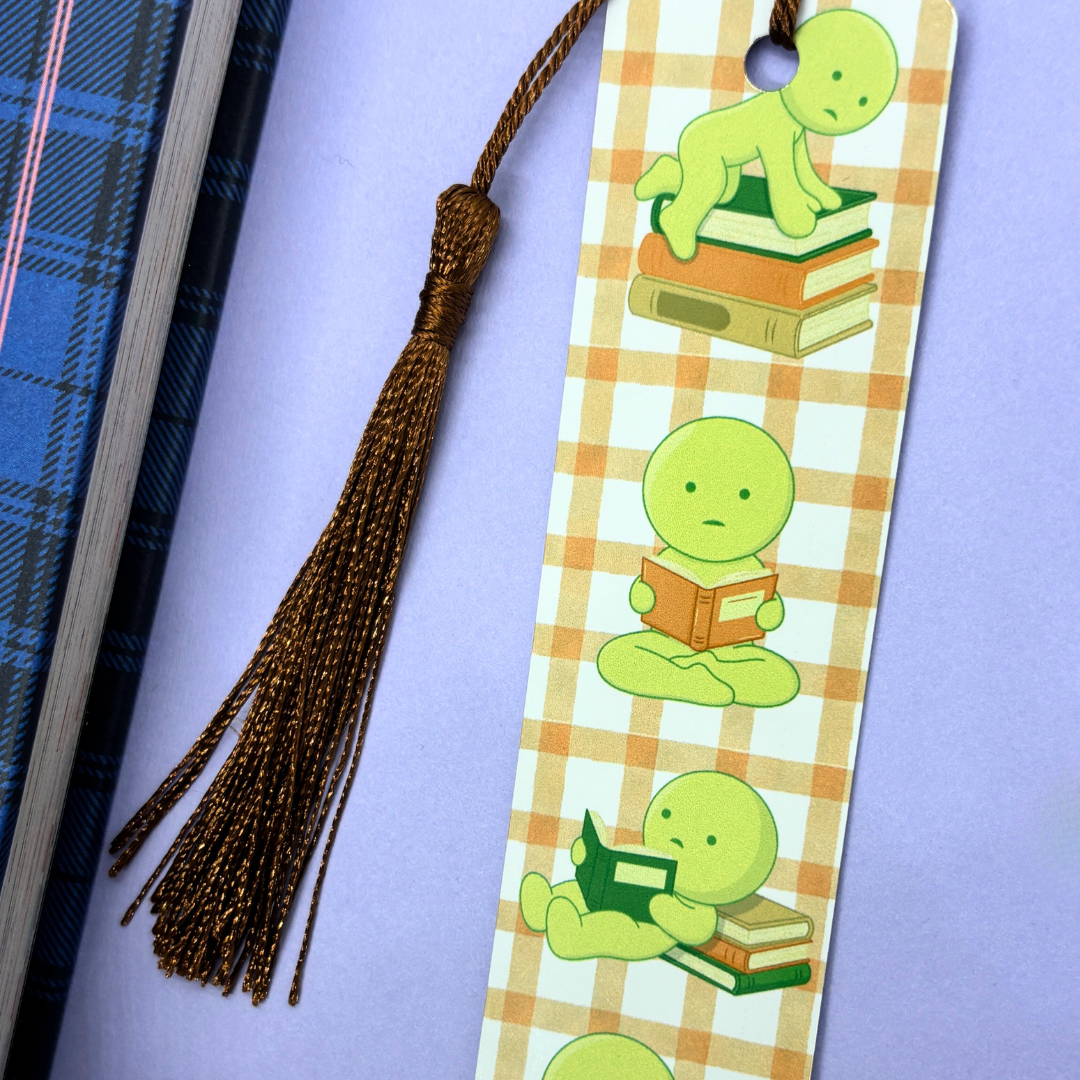 Bookish Green Guy | Metal | Standard Bookmark