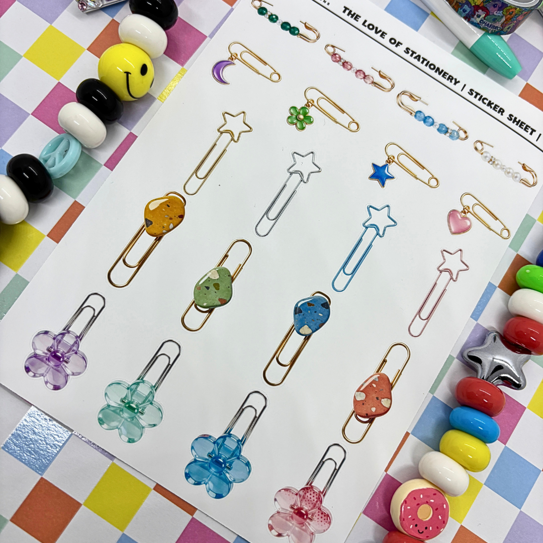 The Love of Stationery|Journal| Sticker Sheet(s)