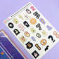 Spooky Halloween Letters | Journal Stickers