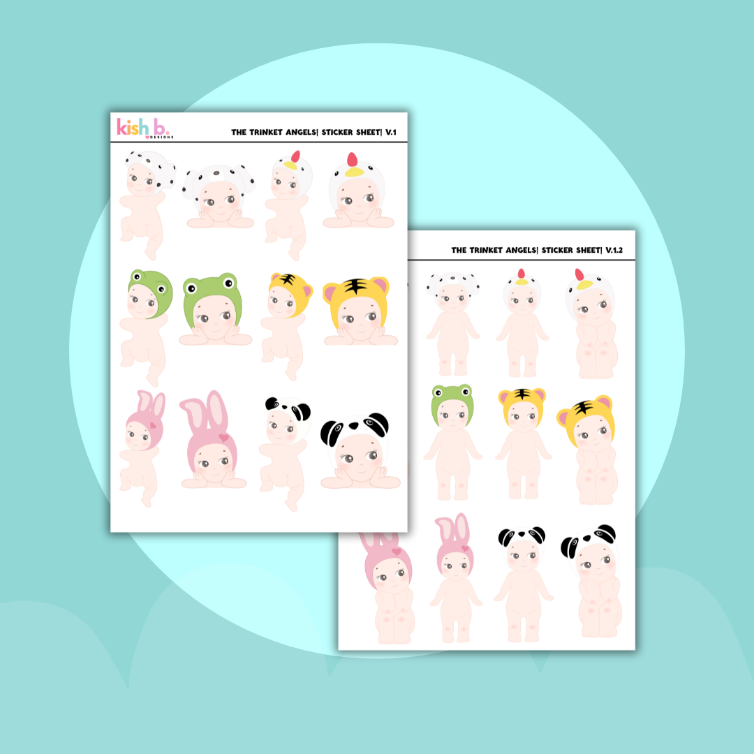 The Trinket Angels  |Journal| Sticker Sheet