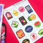 Fruit Stickers |Journal| Sticker Sheet