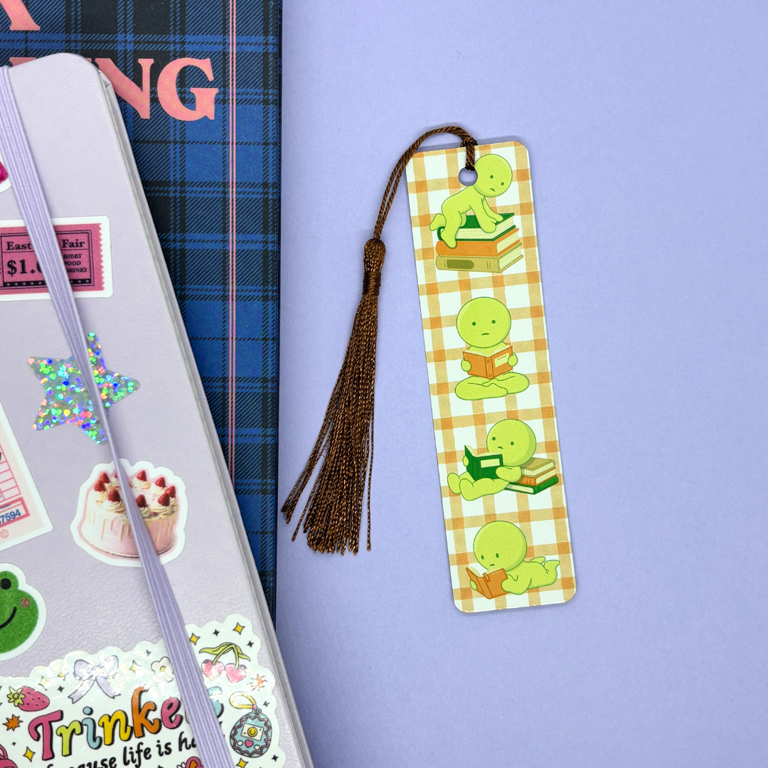 Bookish Green Guy | Metal | Standard Bookmark