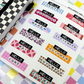 Hello Monthly  |Journal| Sticker Sheet