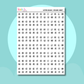 Letter Beads |Journal| Sticker Sheet