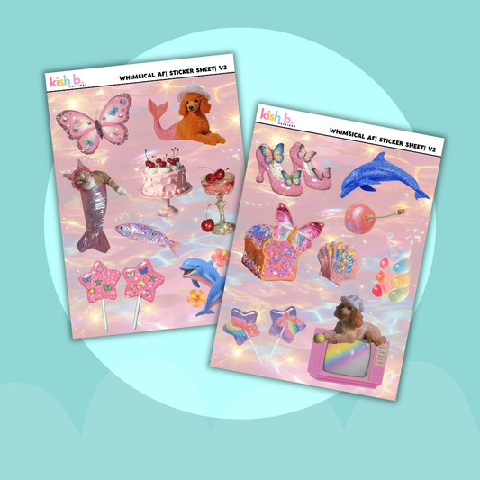 Whimsical AF |Journal| Sticker Sheet(s)