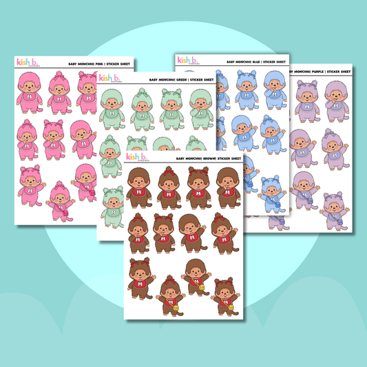 Baby Monchhi |Journal| Sticker Sheet(s)