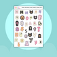 Spooky Halloween Letters | Journal Stickers